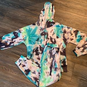 Tie dye jogger set